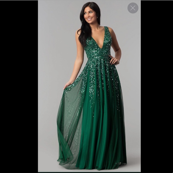 Green Prom Dress - Picture 1 of 6
